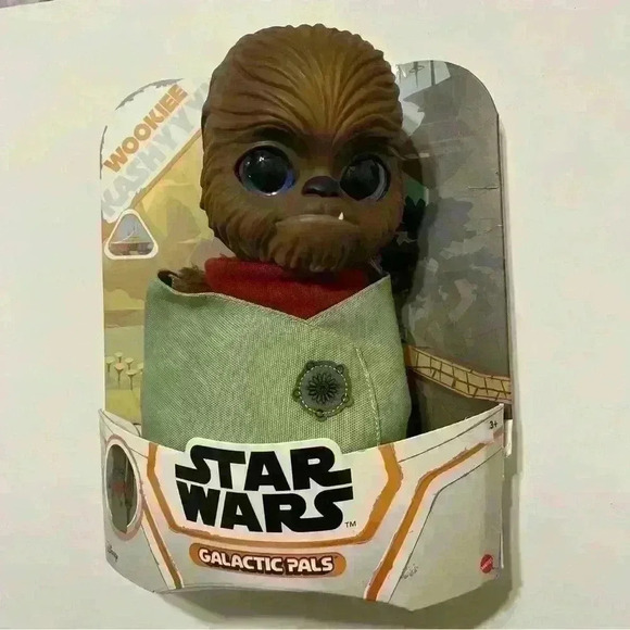 Mattel Other - New Mattel STAR WARS Galactic Pals Baby Wookiee 11" Plush Doll Chewbacca